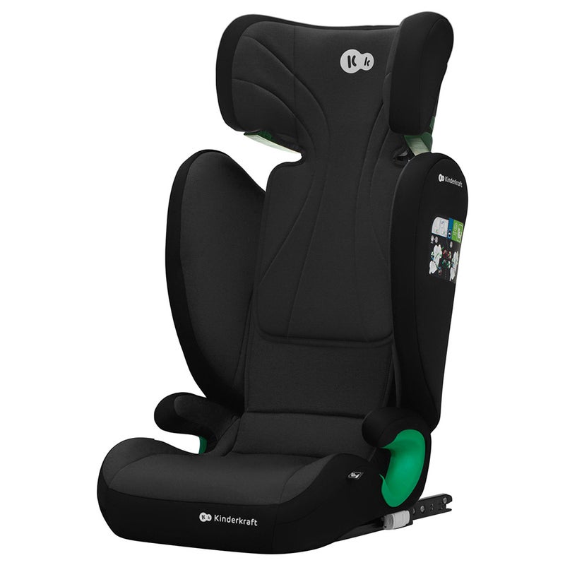 Kinderkraft JUNIOR FIX 2 - i-Size Convertible Car Seat – 3.5–12 Years (100–150 cm) with ISOFIX - Graphite Black - Image 1