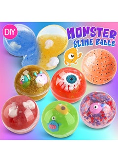 Beauenty DIY Slime Kit for Kids,Fluffy Slime Making Kit Toys for Girls -Non-Sticky & Scented to Craft Butter Slime(monster themes)  - Image 3