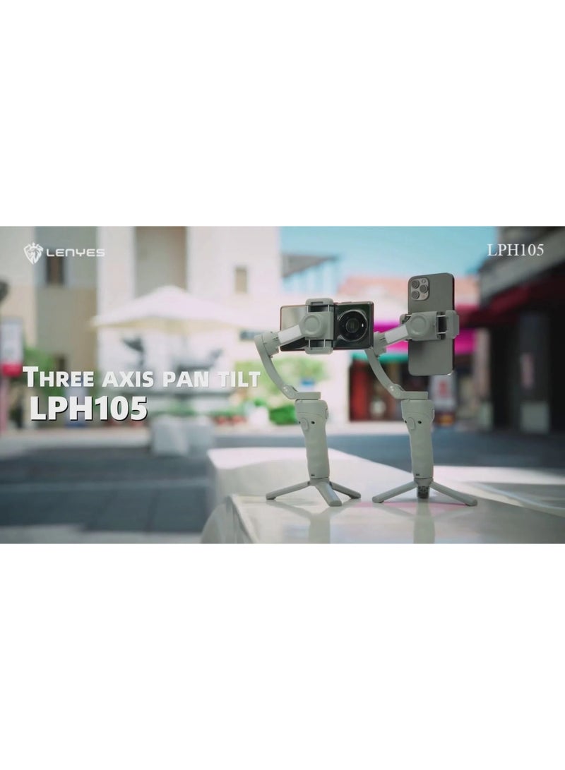 Lenyes LPH105 Portable M01 3-Axis Handheld Gimbal Stabilizer with Mount - Image 5