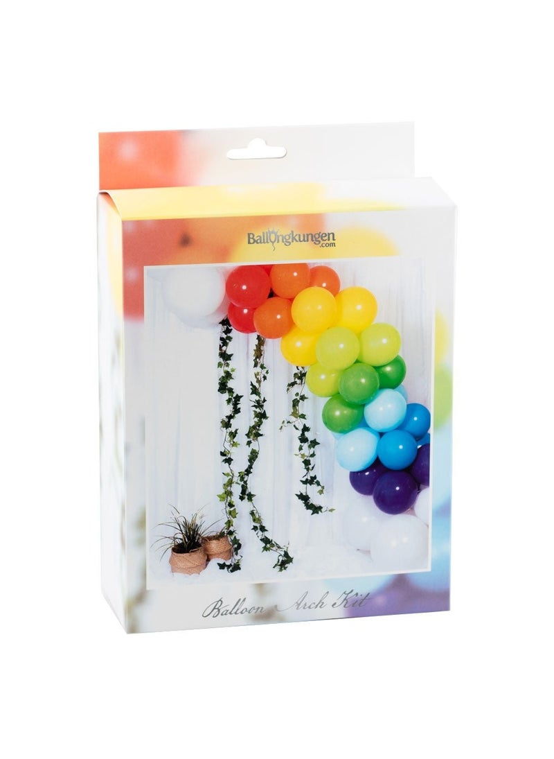 Balloonking Balloon Arch Kit Rainbow Colors Latex DIY 54-Pack 5m - Image 3