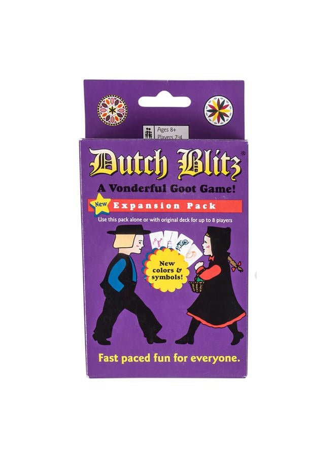 Dutch Blitz : Purple Expansion Pack - Use Alone Or w/Original Deck to Play w/ 2-4 Players, 4 New Card Colors, Fast Paced Fun, Card Game, Ages 8+ - Image 1