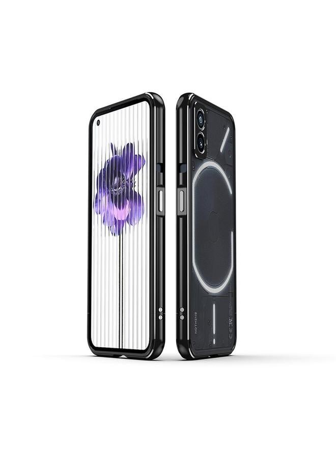 S-TOP Case For Nothing Phone 2 Aurora Series Lens Protector + Metal Frame Protective Phone Case - Image 1