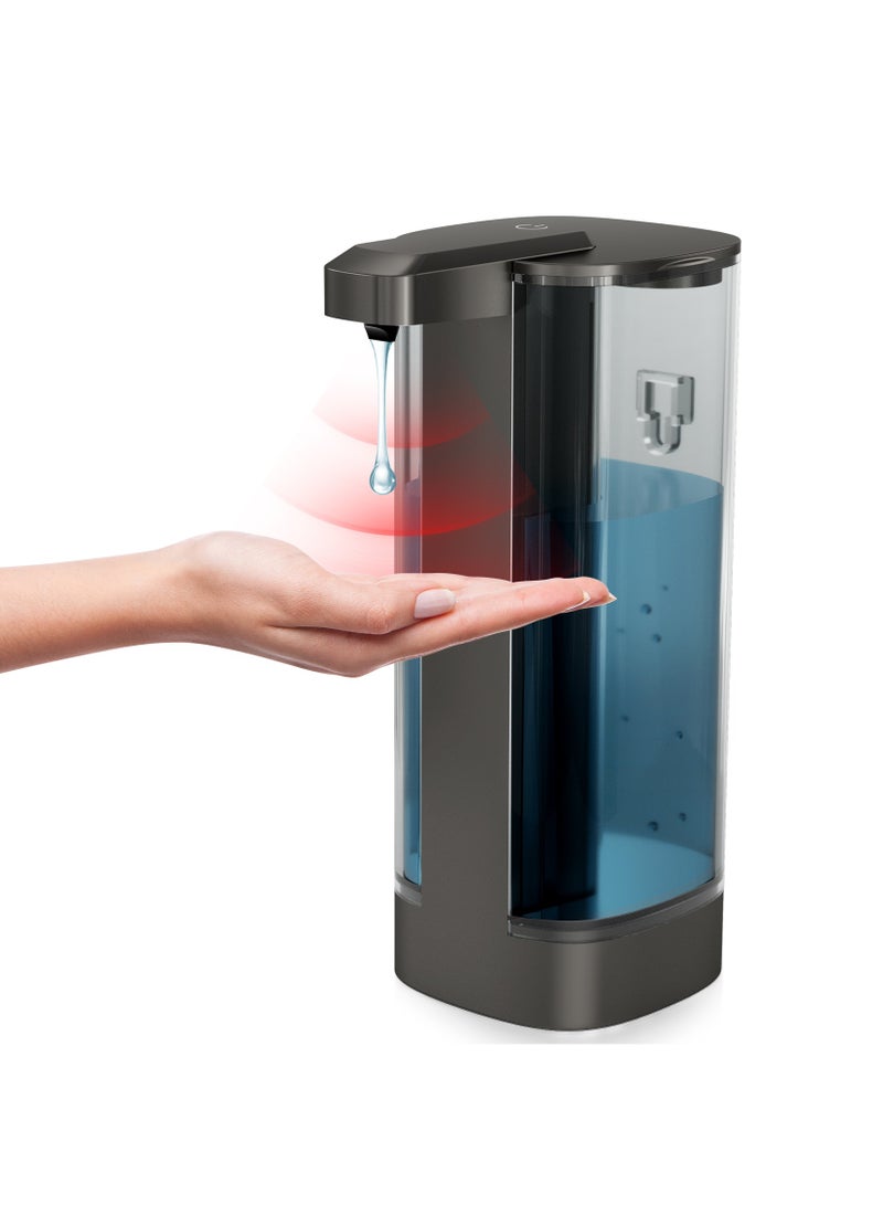 Automatic Liquid Soap Dispenser, Touchless Hand Soap Dispenser IPX5 Waterproof Wall Amounted Hand Wash Dispenser For Kitchen Bathroom - Image 1
