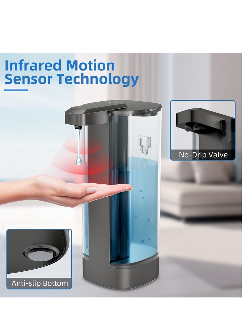 Automatic Liquid Soap Dispenser, Touchless Hand Soap Dispenser IPX5 Waterproof Wall Amounted Hand Wash Dispenser For Kitchen Bathroom - Image 3