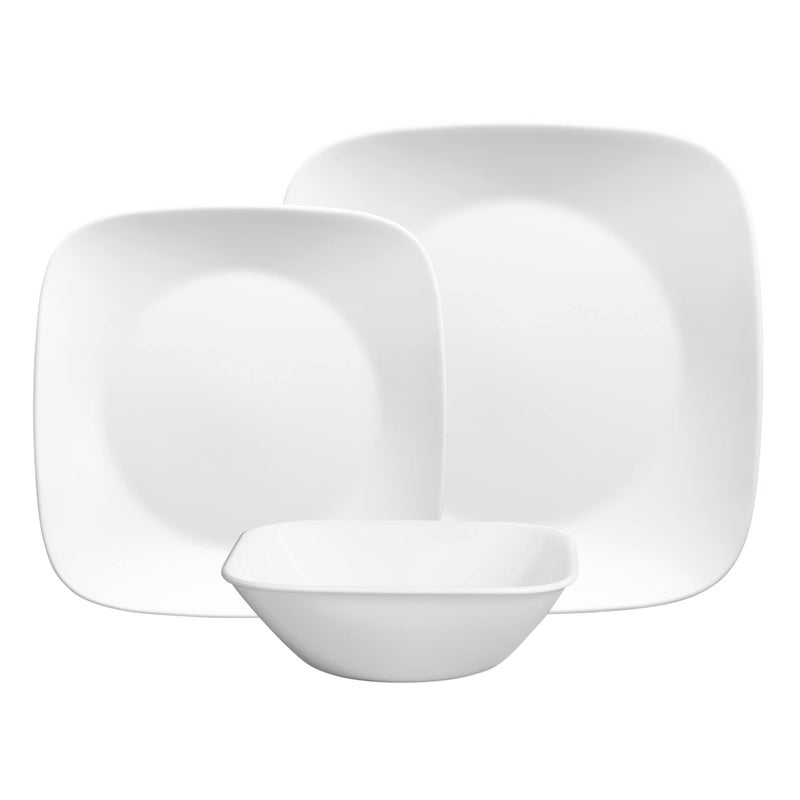 كوريل Corelle Dinner Plate Pure White 12 PC Set - Image 1