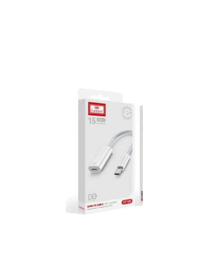 Earldom USB-C Adapter Fast Charging from 8 - Pin to USB OT100 14 Days Warranty - Image 3