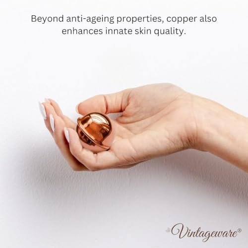Vintageware® Ayurvedic Copper Ball for Water Purification – 100% Pure Copper, Small Round Design, Pack of 2 - Image 4