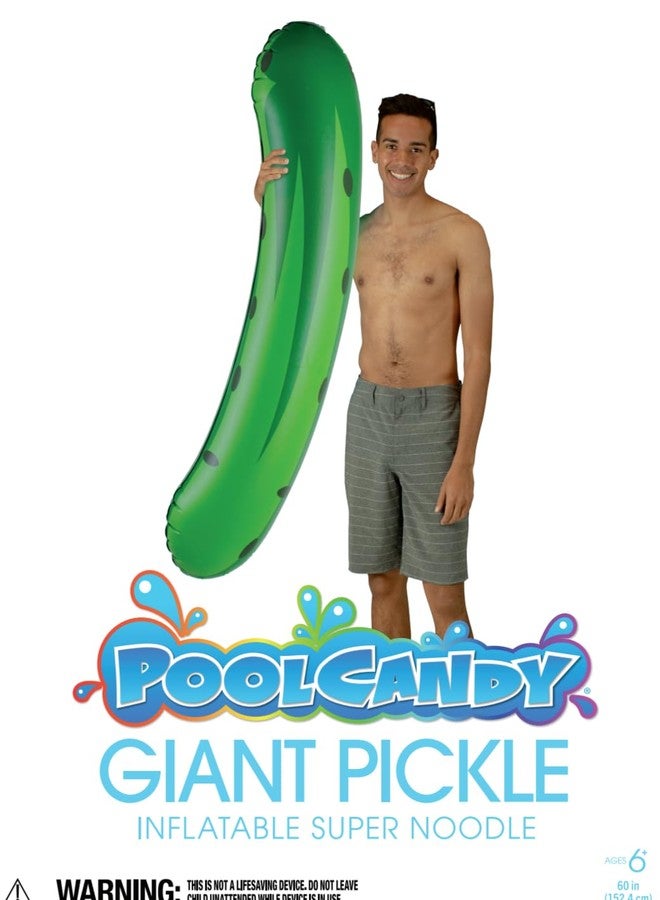 PoolCandy Giant Inflatable Pickle Pool Noodle - Image 4