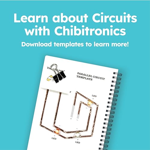 Chibitronics Classroom Pack of 90 White LED Stickers - Full Stem/Steam kit - for Educators in The Classroom - Paper Circuits - Peel and Stick Circuits - Image 3