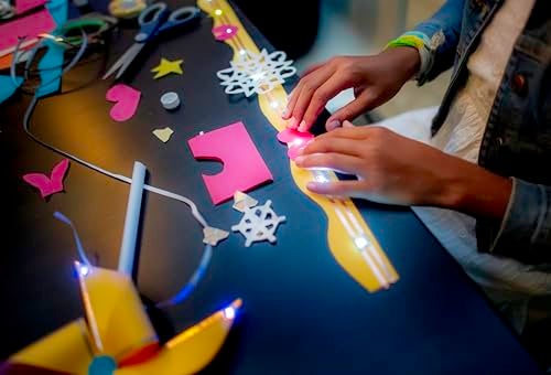 Chibitronics Classroom Pack of 90 White LED Stickers - Full Stem/Steam kit - for Educators in The Classroom - Paper Circuits - Peel and Stick Circuits - Image 5