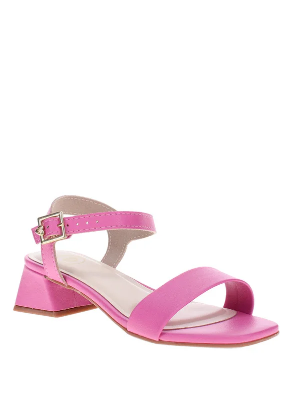 موليكينها Molekinha Girls Sandals With Back Strap Pink | Made In Brazil