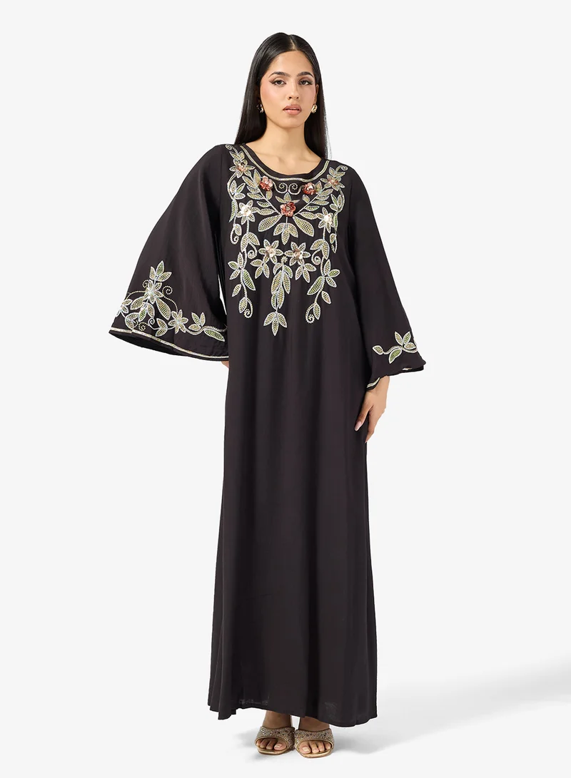 Khizana  Embellished Jalabiya for Women | Best Price UAE
