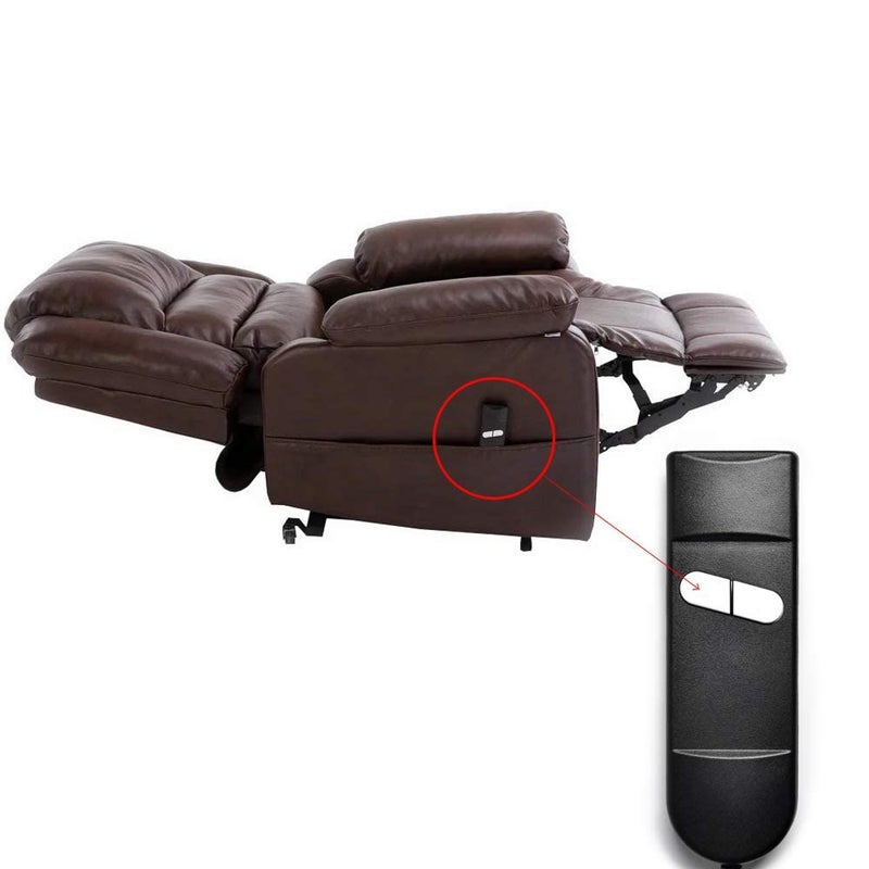 CUGLB Lift Chair Remote Replacement, 5 Pin 2 Button 90 Degree Power Recliner Remote Replacement Parts for Okin Limoss Lazboy Pride Catnapper Golden - Image 3