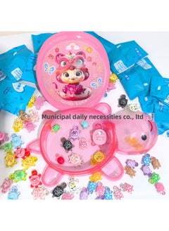 Little Turtle Pair Touch Luminous Color Little Turtle Toy Little Turtle Luminous Blind Bag Primary School Student Toy Big Turtle-Color:Type B Year Of The Snake [25cm] Candy Turtle/pink