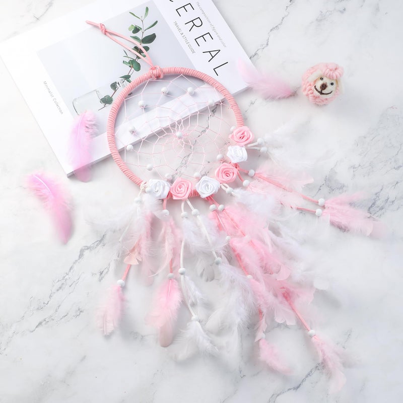 Soarer Pink Feathers for Crafts - 300pcs 3-5inch Craft Feathers Bulk for Wedding Home Party, Dream Catcher Supplies and DIY Crafts(LightPink) - Image 5