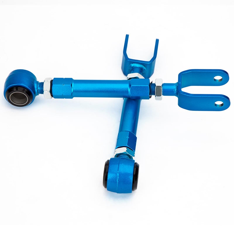 KSP Rear Camber Arm for 370Z G35 G37 Q40 Adjustable Toe 200 to 200 Camber 300 to 300 Lower Suspesnion Arm Rear Lower Control Arm Blue 2PCS