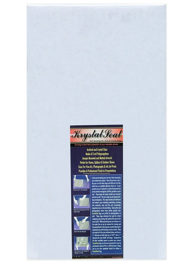 Creative Mark Krystal Seal ATC Art and Photo Bags - 4 x 6"- Pack of 250 - Archival Polyethylene Sealing Bags for Paintings, Artwork and Photo Storage - Image 1