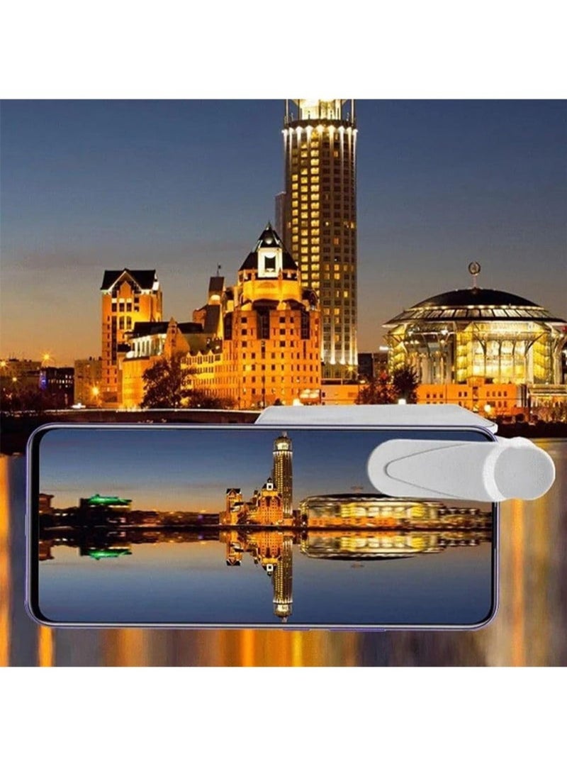 Captaintech Mobile Phone Camera Mirror Reflection Clip Kit Mobile Phone Reflection Camera Clip Selfie Reflector Mobile Phone Shooting Supplies Suitable for Travel - Image 4