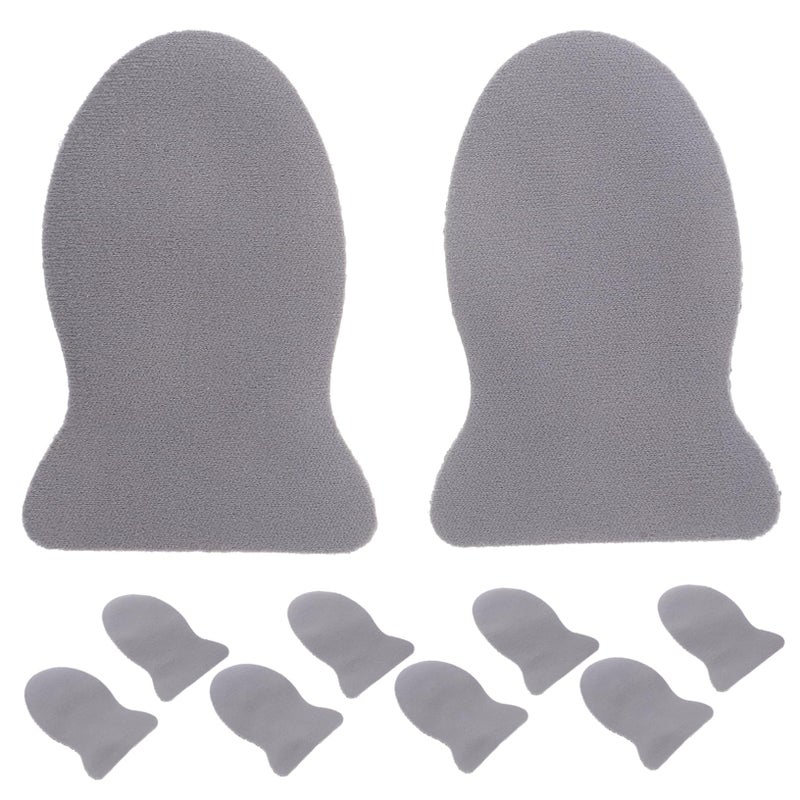 Grey Gaming Finger Sleeves 10pcs Sweat Absorbing Breathable Thumb Covers Enhanced Control Precision - Image 2