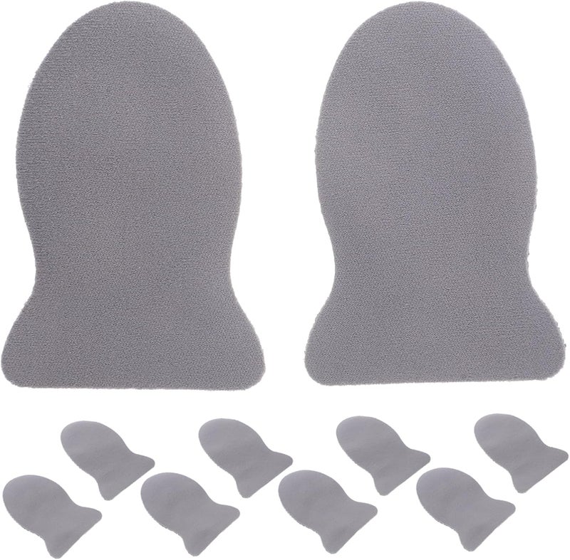 Grey Gaming Finger Sleeves 10pcs Sweat Absorbing Breathable Thumb Covers Enhanced Control Precision - Image 1