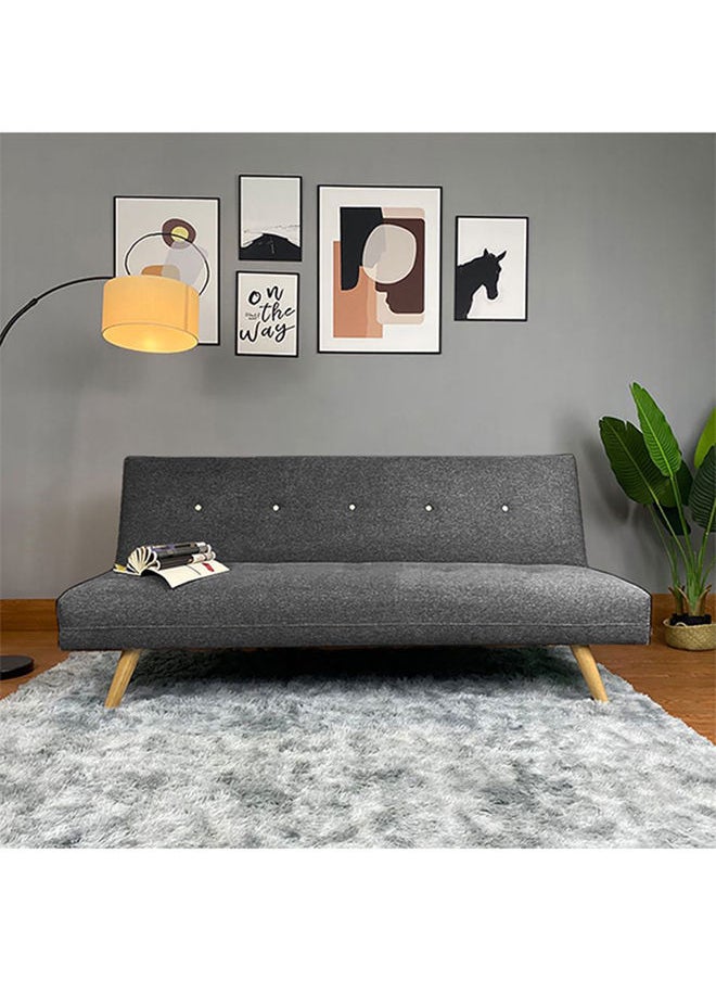 إن - هاوس أيمار | أريكه سرير 2 في 1 من الكتان 30x178x109 cm- رمادي غامق  - Image 3