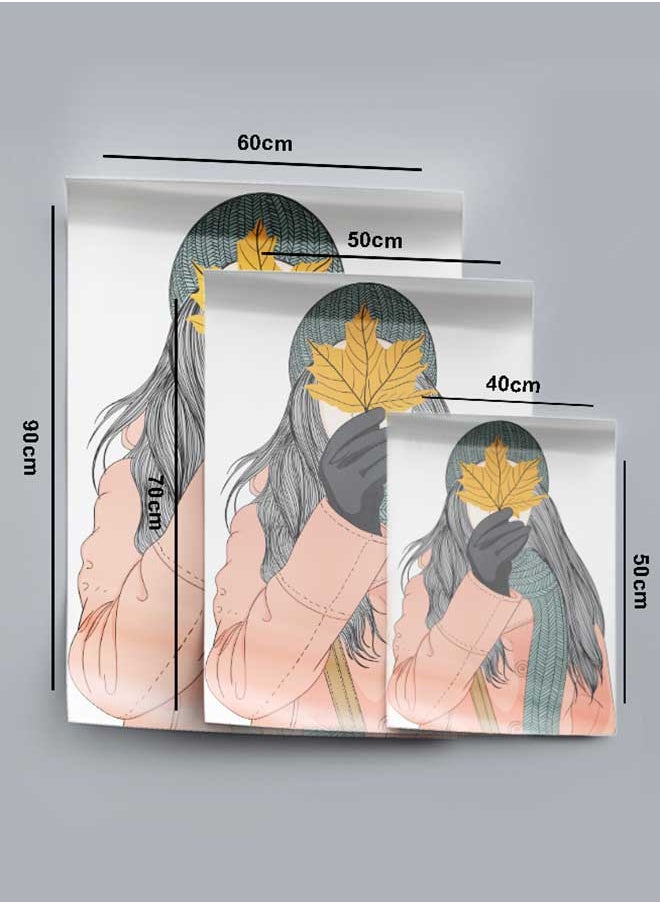 LOWHA Poster Painting Art With Four Separate Pieces Of Double-Sided Stickers Winter Soon For Home Bedroom Living Room And Office Decor  - Image 4