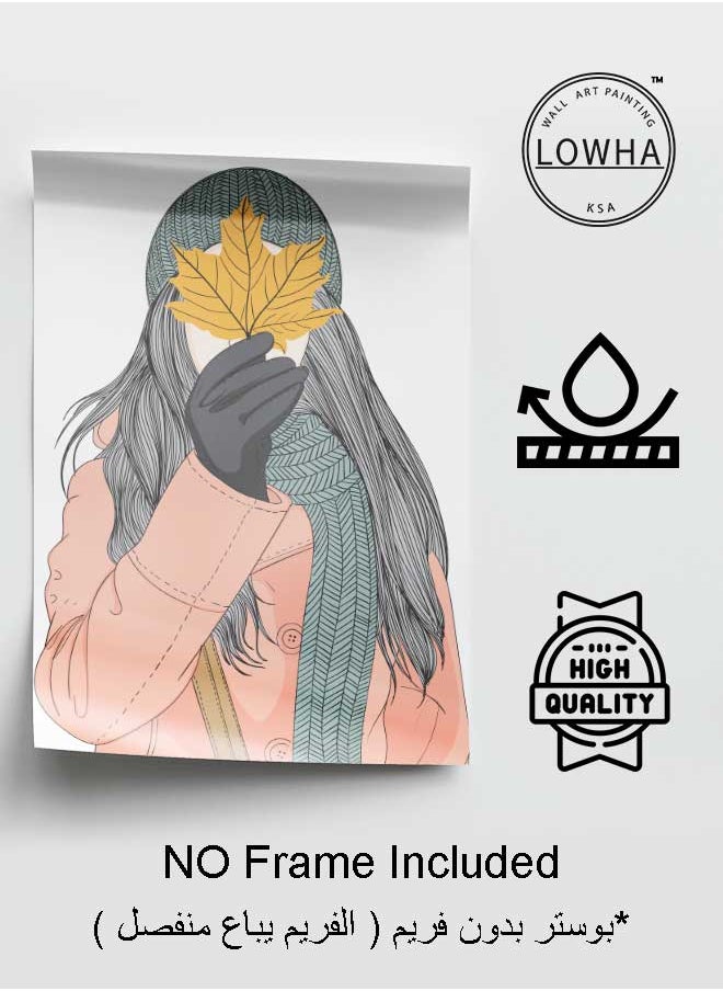 LOWHA Poster Painting Art With Four Separate Pieces Of Double-Sided Stickers Winter Soon For Home Bedroom Living Room And Office Decor  - Image 3