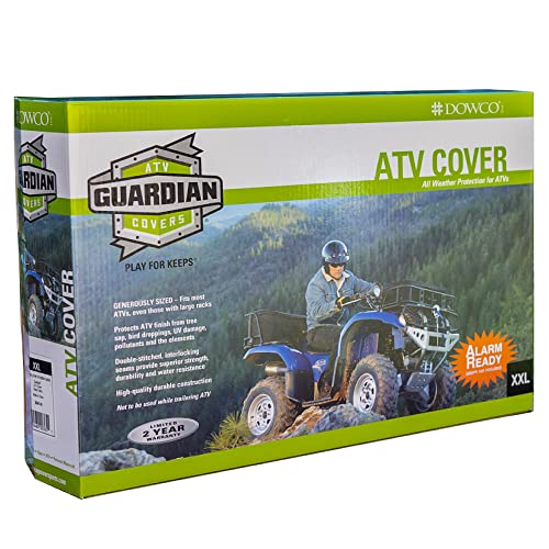 Dowco Guardian 26043-01 Indoor/Outdoor Water Resistant Reflective ATV Cover: Black, Universal Sport - Image 5