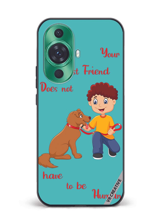 VR CREATIVE Protective Case Cover For Huawei nova 11 Dog With Child Design Multicolour - Image 1