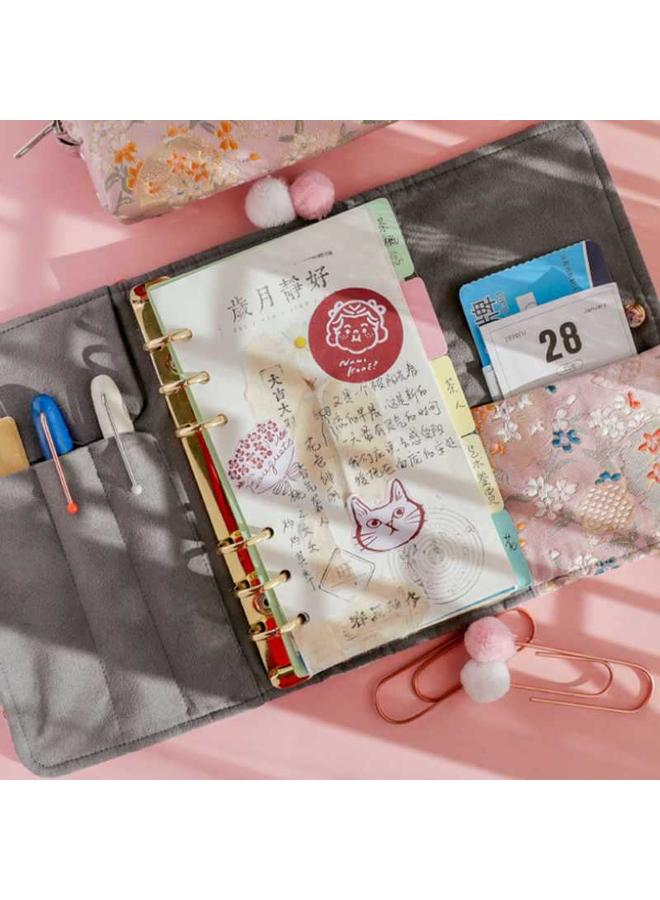 Bluejw Hand-made, Loose-leaf Hand Account Book Suit Girl Cute Online Red Hand Account Book Simple Diary Book Retro Japanese Ancient - Image 4