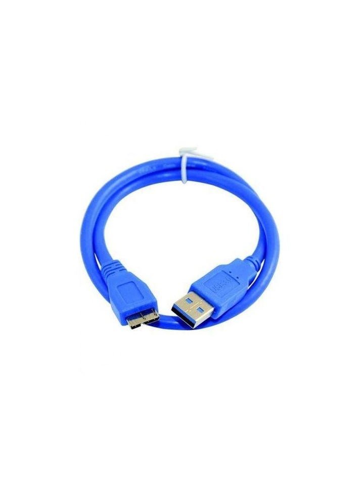 Generic - usb 3.0 data cable for hard disk and charger tablet super speed 50cm - black - Image 1