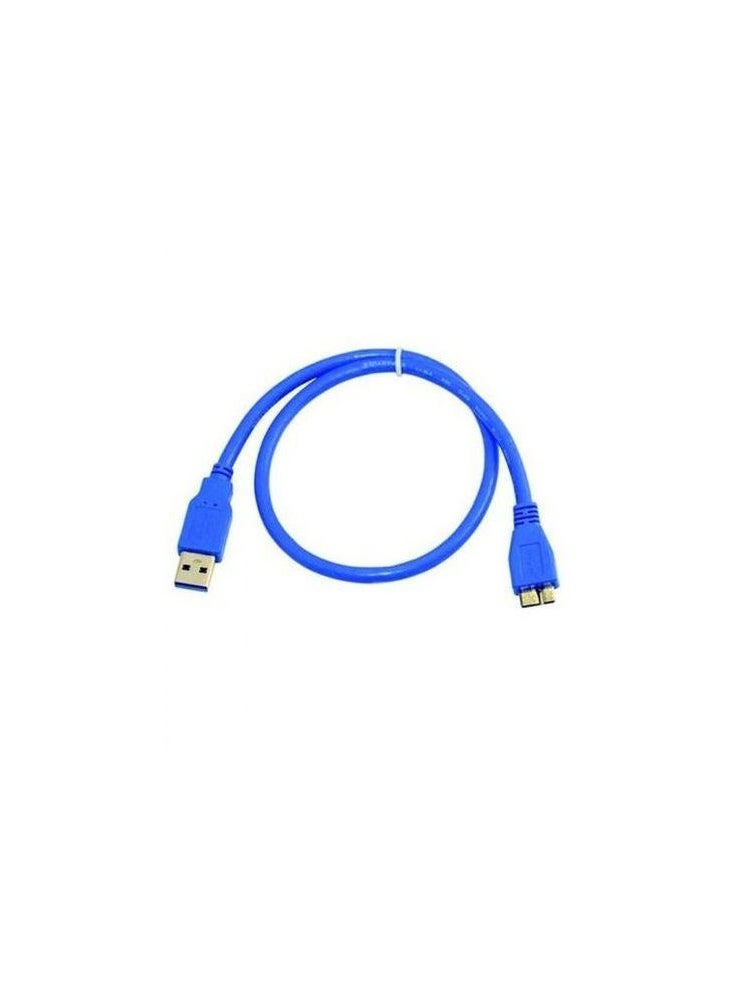 Generic - usb 3.0 data cable for hard disk and charger tablet super speed 50cm - black - Image 1