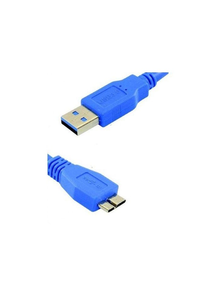 Generic - usb 3.0 data cable for hard disk and charger tablet super speed 50cm - black - Image 1