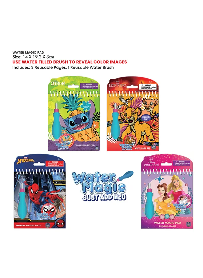 Disney Disney Stitch Water Magic Pad | 3 Reusable Pages | Age 3+