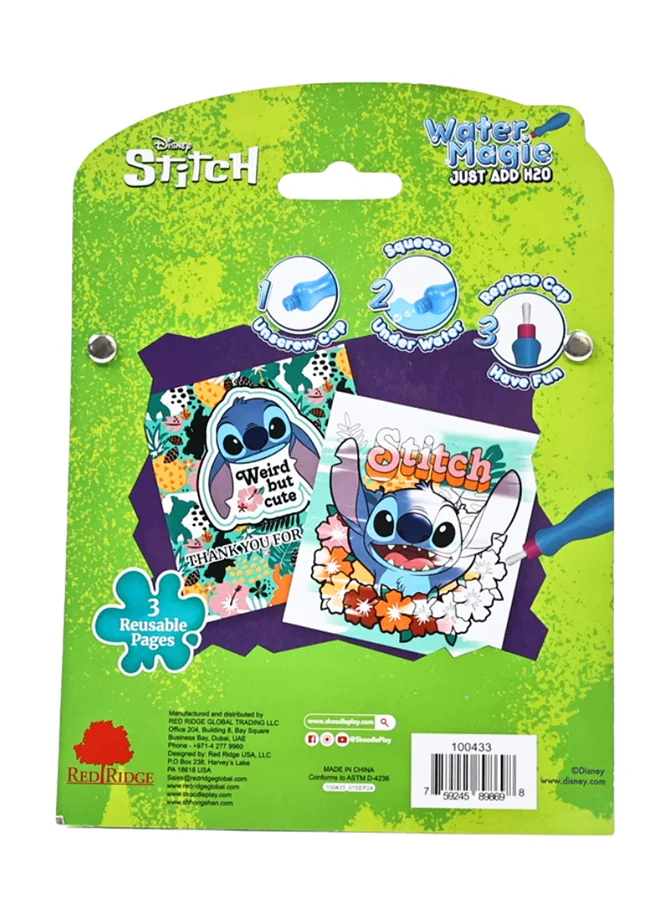 Disney Disney Stitch Water Magic Pad | 3 Reusable Pages | Age 3+