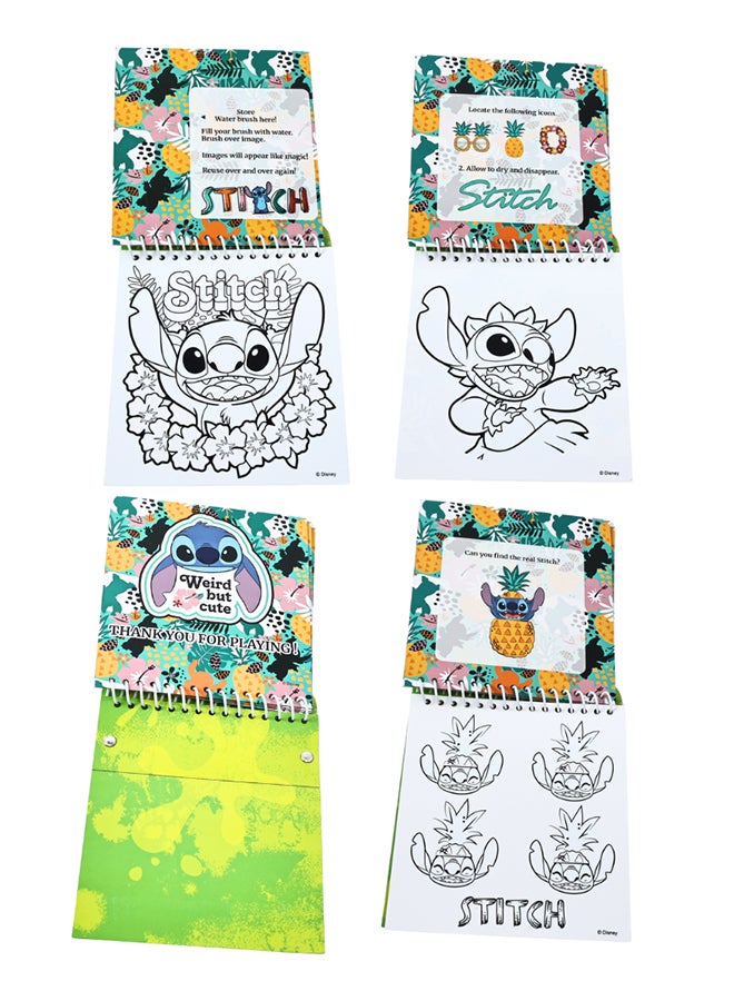 Disney Stitch Water Magic Pad | 3 Reusable Pages | Age 3+ - Image 2
