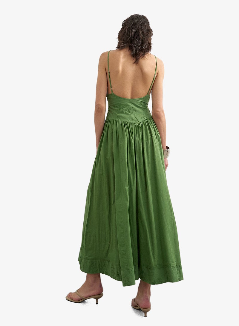 TOPSHOP Casual Sleeveless Strap Detail Midi Dress - Image 2