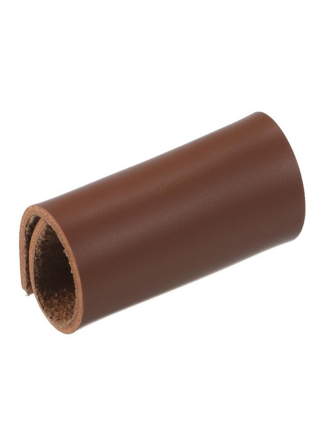 M METERXITY Razor Cover Protective Sheath - Double Edge Leather Safety Razor Protective Sheath Travel Cover, Apply To Shaver Razor (3.3 X 1.8 Inch, Brown)  - Image 5