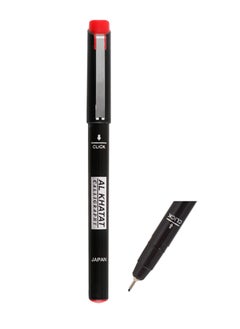 Al Khatat 1-Piece Calligraphy Pen 1mm Tip Red Ink  - Image 1