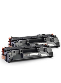 Majesty 80A 05A CF280A CE505A Toner Cartridge Compatible with HP Laserjet Pro 400 M410 M401D M401A M401N M401DN M401DW M425DW M425DN P2030 P2035 P2035 Printer N P205 0 P2055D P2055DN P2055X (2pcs)  - Image 2