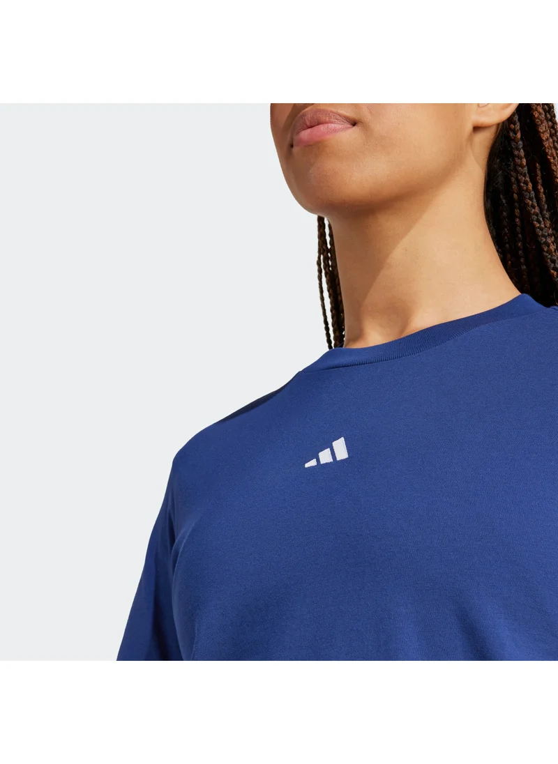 Adidas Essentials Small Logo Cotton T-Shirt