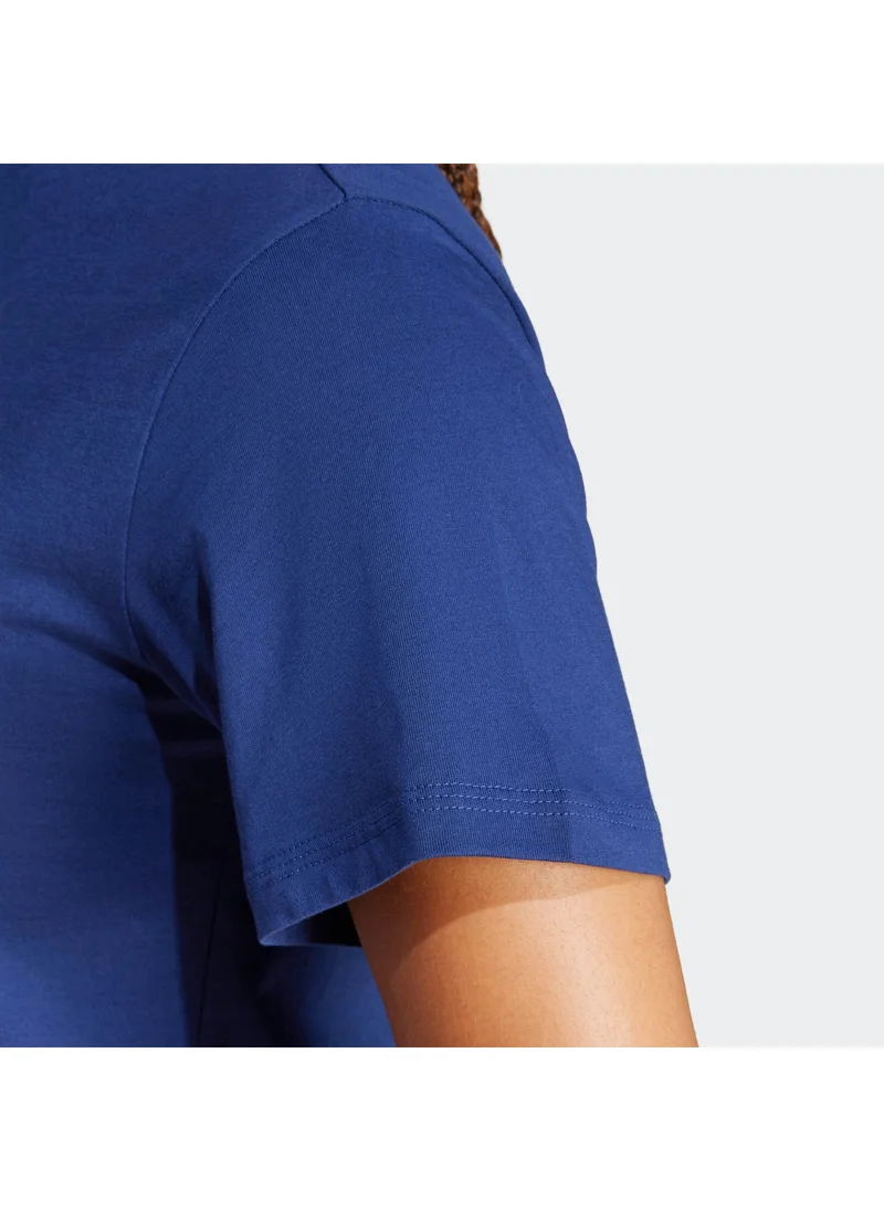 Adidas Essentials Small Logo Cotton T-Shirt