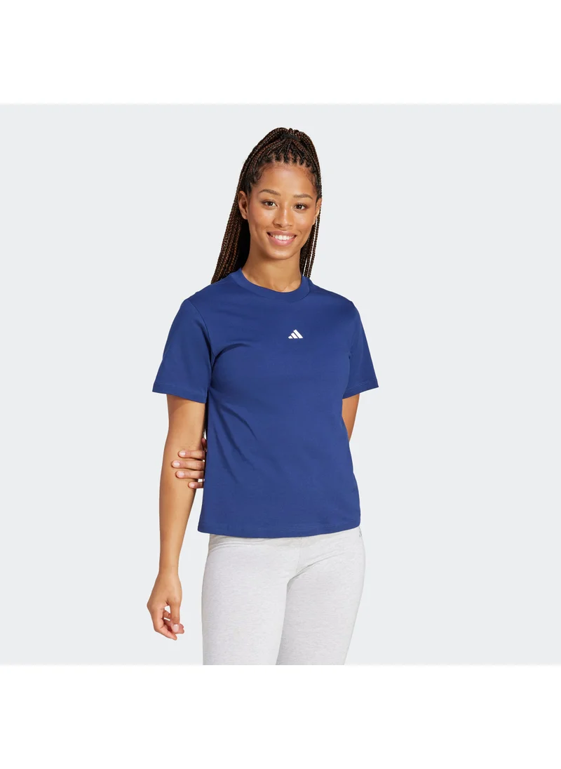Adidas Essentials Small Logo Cotton T-Shirt