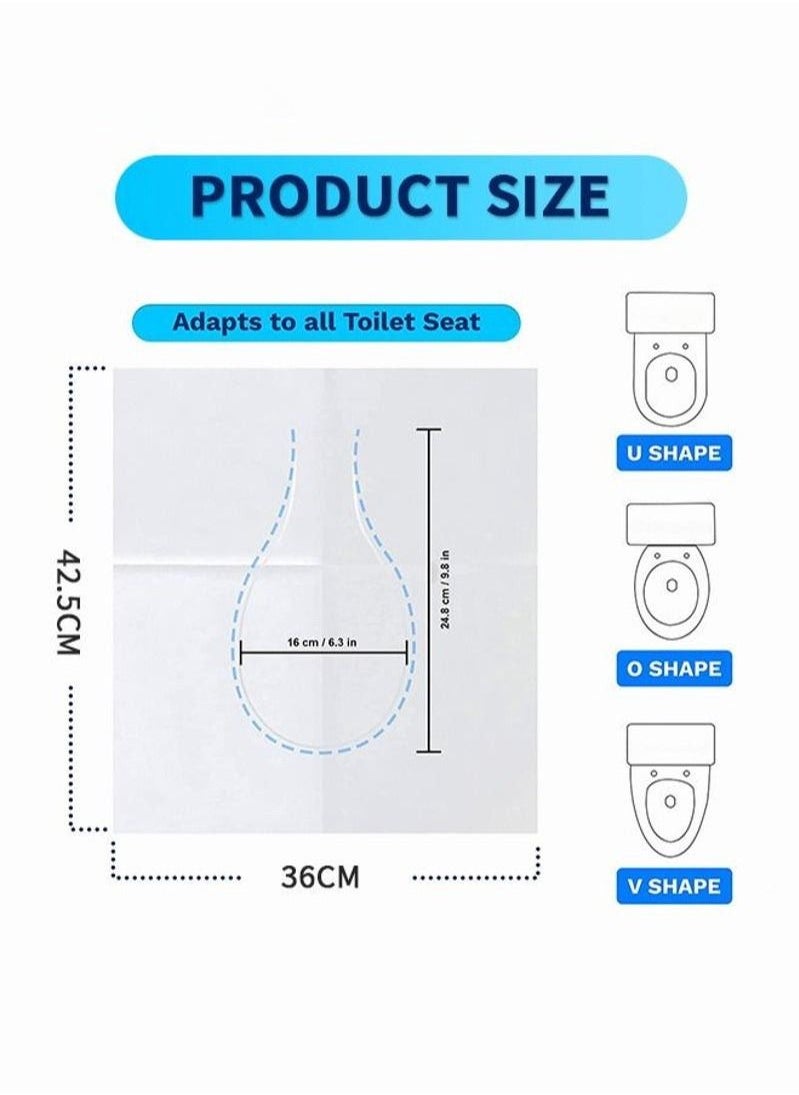 50 قطعة من أغطية مقاعد المرحاض للاستعمال مرة واحدة - بطانات تواليت ورقية قابلة للكسر للحمام والسفر والتخييم وتدريب الأطفال على استخدام الحمام - pzsku/Z7CC8A05CE40E18A44EACZ/45/_/1677744898/8e02b14c-9734-4fcf-ae00-801b44dbb64e
