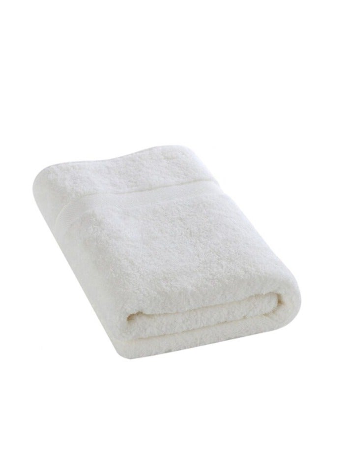 بروماس منشفة حمام قطنية 420 جرامًا للمتر المربع باللون الأبيض 80 × 160 سم