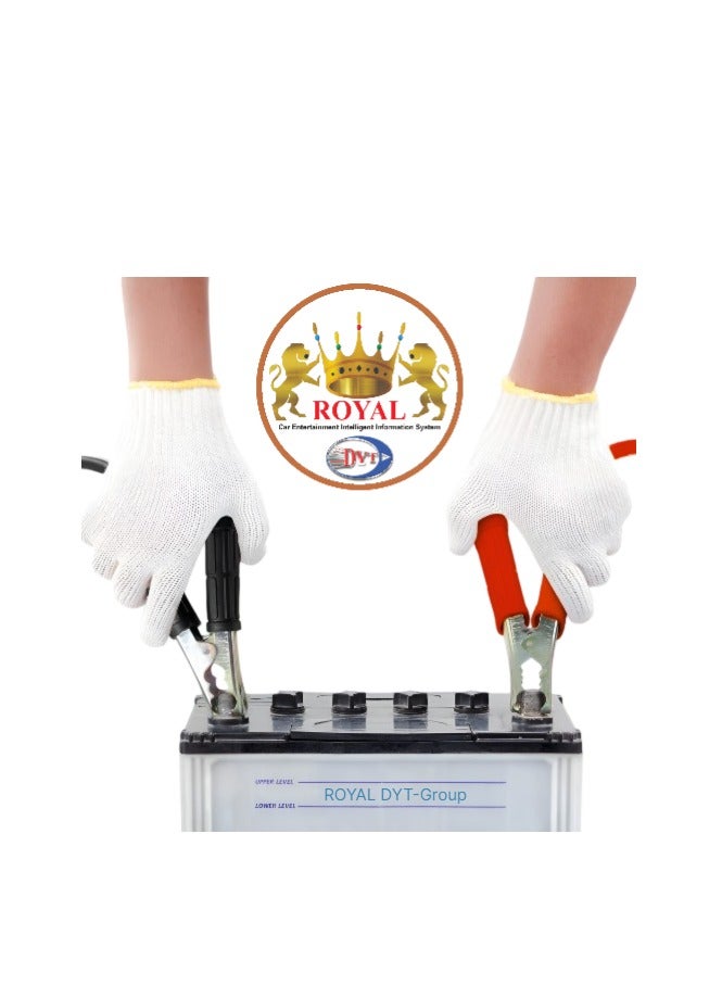 رويال - كابل معزز للسيارة شديد التحمل 1500 أمبير 3 متر 1.5 جرام، كابلات توصيل سلك طاقة معززة للبطارية، كابلات معززة للسيارات لبدء تشغيل البطاريات الميتة أو الضعيفة مع حقيبة حمل (أحمر وأسود) - Image 5