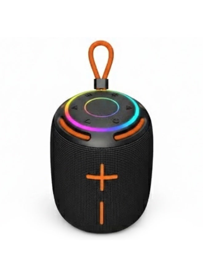 مكبر صوت بلوتوث محمول HM-837 (إصدار 2025) - لاسلكي بقوة 10 واط، مقاوم للماء بمعيار IPX4، ستيريو TWS، شحن من النوع C - Image 1