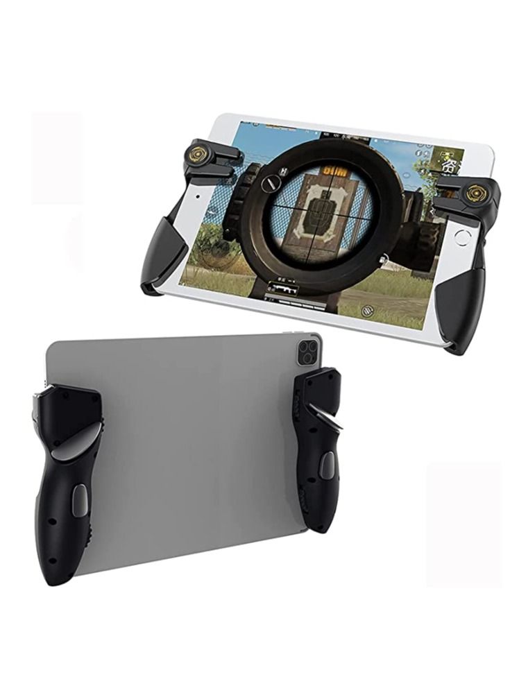 Tablet Game Joystick Trigger Handle 6 Finger L1 R1 Shooter Fire Aim Button Controller Fits for iPad Android Tablet PUBG Game Accessories  - Image 2
