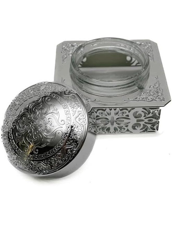 CATANES Silver Pill Box 12x12x8 Cm - Image 1