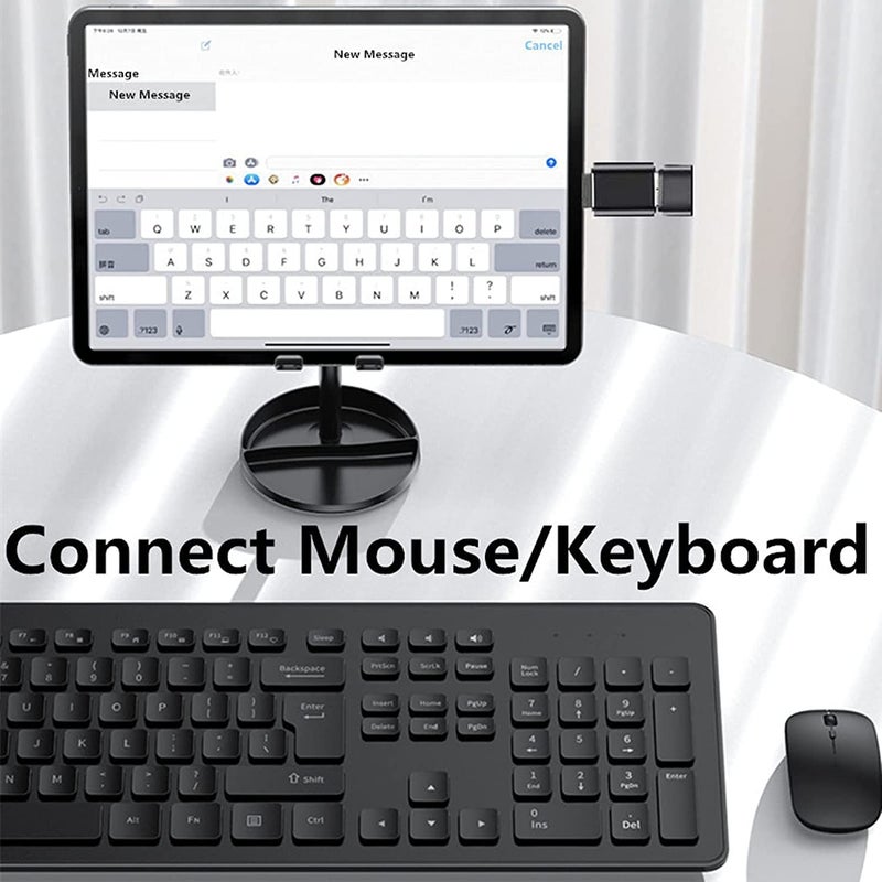 esbeecables (Apple MFi Certified)Lightning Male to USB3.0 Female Adapter OTG Cable,2 Pack Portable USB Camera Adapter OTG Data Sync Cable for iPhone13/12/11/Xr/X/XS/8/7/Card Reader/Flash Drive/Mouse/MIDI Keyboard - Image 5